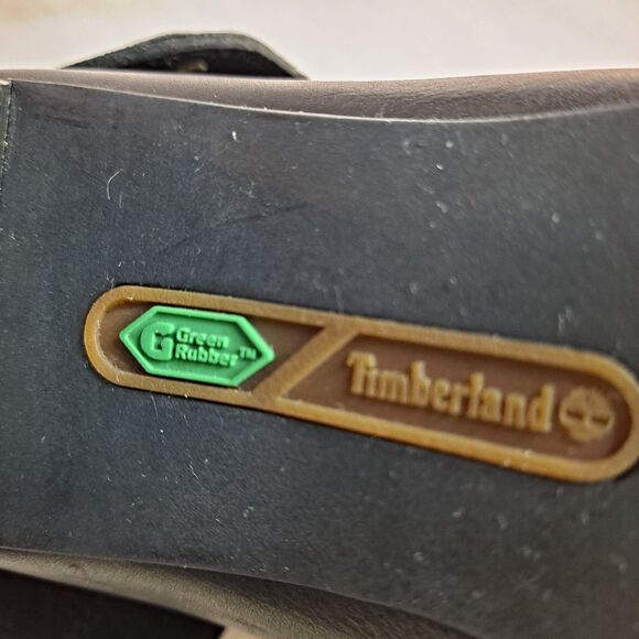 Timberline Stratham Heights Boots Fold Down Heeled 8622A Women 8 Black Leather - Picture 14 of 14